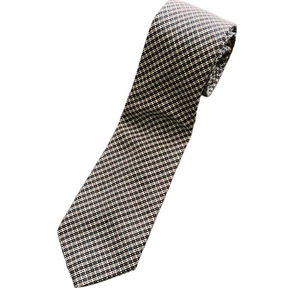 True Vintage 50s 60s Cravats Tonino Firénze Paglie Stripe Plaid Chain Lock Tie